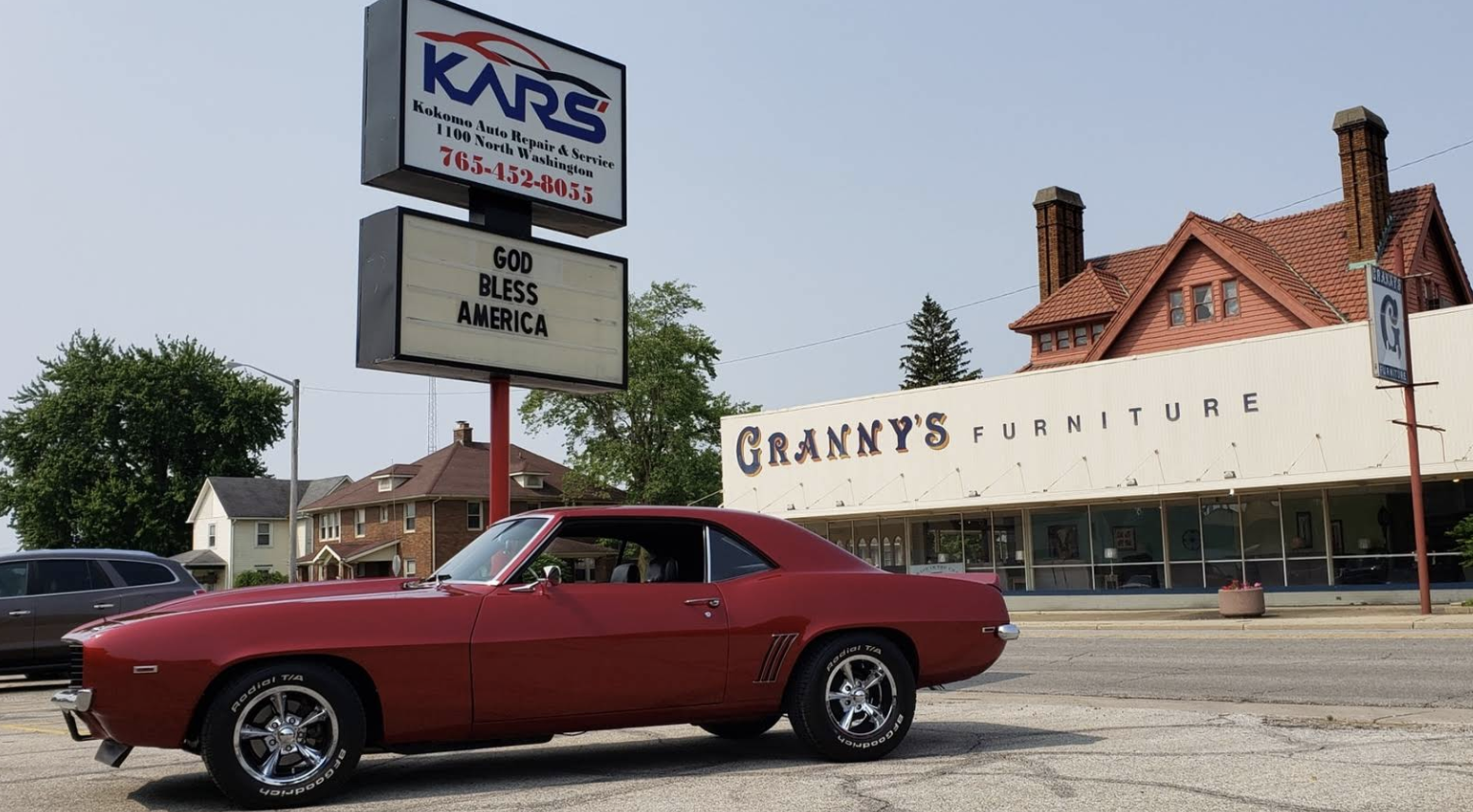 Kokomo Auto Repair & Service (KARS) storefront sign at 1100 N Washington St, Kokomo, IN